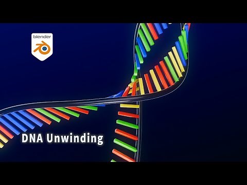 [Tut] DNA Helix Unwinding - Blender Geometry Nodes 4.2