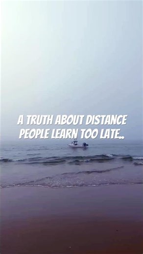 A Truth About Distance People Learn Too Late | #shorts #didyouknow #lifefacts