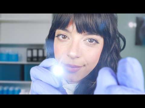 ASMR | Trigeminal Nerve Exam (Testing The Sensation In Your FACE) 🪶🩺