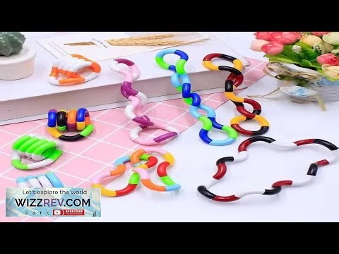 1 3 5Pcs Tangle Fidget Toy Twisting Sensory Hand Eye Coordination Toy Anxiety Relief Finger