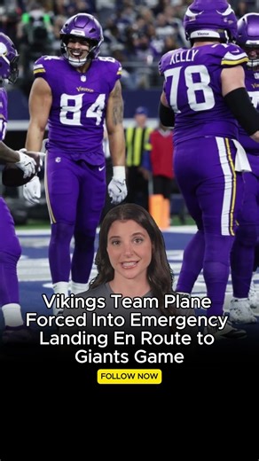 Minnesota Vikings team plane makes emergency landing en route to New York Giants game