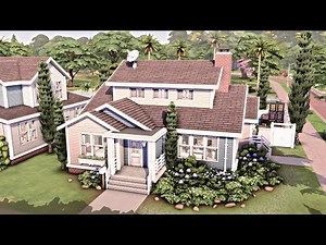COZY FAMILY HOUSE 🏡 The Sims 4 Speed Build