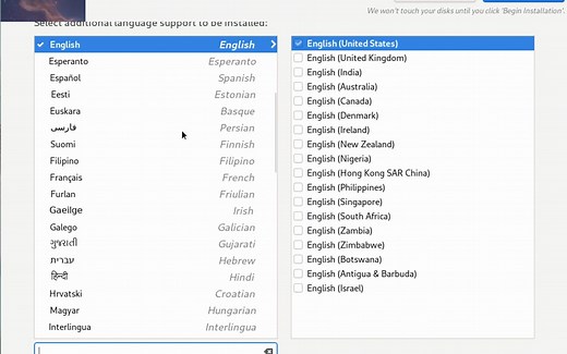 CentOS-Stream-9 ISO安装过程的anaconda选项