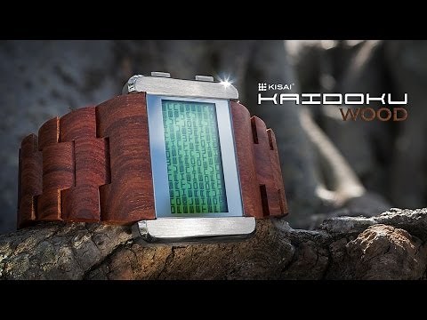 Wooden Watches: Kisai Kaidoku Wood Watch Design from Tokyoflash Japan