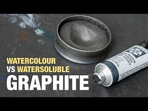 Watercolour vs Watersoluble Graphite