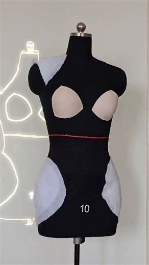 Surya on Instagram: "Costume Creation Process Stage 1: Dress Form Adjustment We adjust the dress form to the client's measurements using padding techniques. Stage 2: Muslin Fitting A muslin fabric is used to check the fitting from shoulder to hip. We stitch it roughly, place it on the dress form, and verify the fit. Stage 3: Silhouette Shaping Once the fitting is correct, we outline the garment's silhouette, for example, a mermaid shape, and check the overall fit on the dress form. Stage 4: Fina