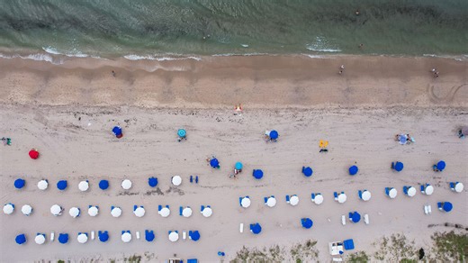 Take a bird's eye tour of south Palm Beach County beaches