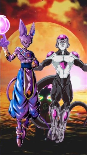 Black Frieza 🆚 Beerus #frieza #beerus #dbz #shorts