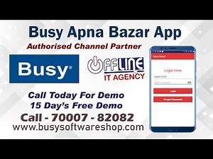 Busy Apna Bazar Mobile App | Mobile App for Busy Software