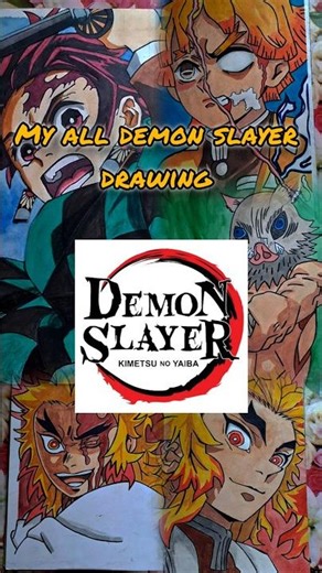 I Drew EVERY Demon Slayer Character! ⚔️ Full Collection Flip-Through | The Unbound Sketch #anime