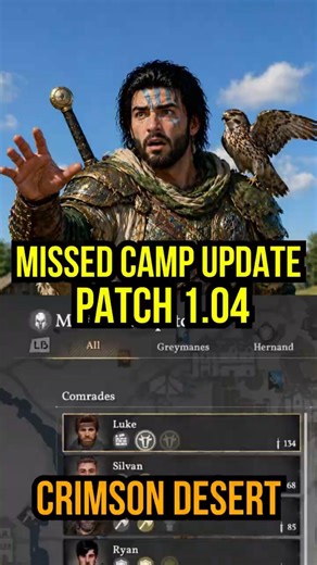 You Missed These Crimson Desert 1.04 Camp Features 😳 #crimsondesert #crimsondesertupdate #shorts