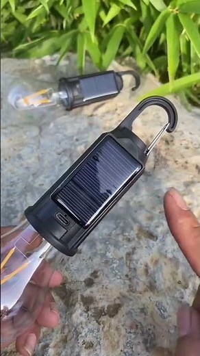🔆 Solar Camping Bulb Light – Bright, Portable & Energy-Saving
