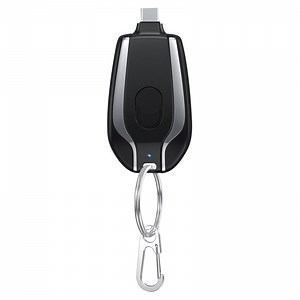 Portable Charger Power Bank Keychain Battery Pack 1500mAh Travel Mini Power Emergency Pod Small Cell Phone Charger