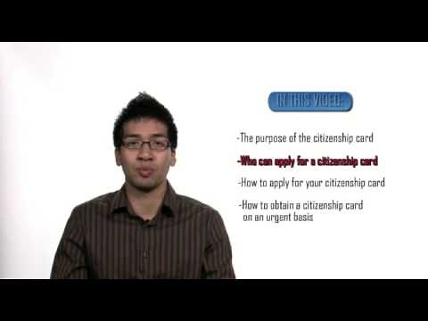 HOW TO GET A CANADIAN CITIZENSHIP CARD