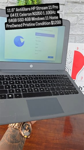 ExtraTechLimited™ on Instagram: "11.6" AntiGlare HP Stream 11 Pro G4 EE Celeron N3350 1.10GHz 64GB SSD 4GB Windows 11 Home PreOwned Pristine Condition $1200 TT 💙 HP Stream 11 Pro G4 EE 💙 Compact power for your daily grind! 💼 This durable laptop is built for business and learning on the go. 🖥️ Display: 11.6" HD ⚙️ Processor:Intel Celeron N3350 💨 Speed:Up to 2.4 GHz 💾 Memory:4GB RAM 💾 Storage:64GB eMMC 🖥️ OS:Windows 11 Home 🪟 💪 Design:Education Edition Durability 🔗 Features:All-day batt