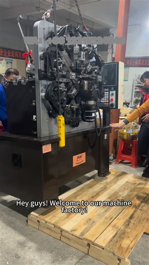 Spring machine on Instagram: "#WireFormingMachine #sheetmetalbending #Numerically controlled spring machine #Coil spring machine #Straightening Machine #Button-making machine"