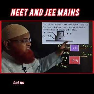 Friction | Block over block problems | NEET and JEE mains | Physics | #shorts
