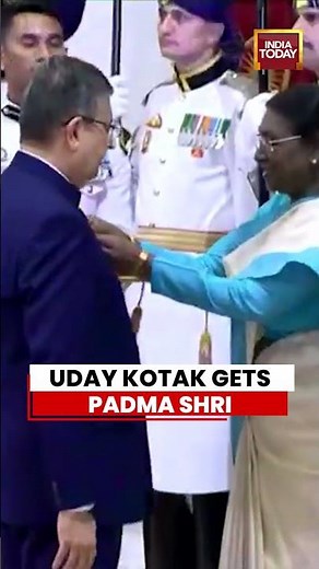 Uday Kotak Honoured with Padma Shri | Banking & Industry Icon Gets National Recognition #kotak