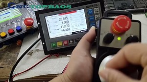 CNCTOPBAOS 4 Axis CNC Router Engraving Milling Machine Controller DDCSV4.1 with Two 24V DC Power Supply,DDCS Offline Stand-alone PLC System,Servo/Stepper Motor Motion Control+MPG Handwheel with E-Stop