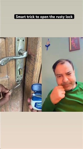 Smart trick to open the rusty lock #experiment #shortsvideo #shorts #youtubeshorts #shortvideo
