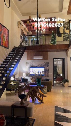 Vikramdeep Singh Sidhu on Instagram: "Presenting a stunning, fully furnished 300 sq yd, 7 bedroom house for sale in Sector 82A, Mohali! *DESIGNED WITH ELEGANCE:* - Exquisite bedspreads and cushions by Sarita Handa - Decorative items and lamps by OMA, Apartment 9, and Pillow Company - Ceiling chandelier by Kapoor Lamps, Living Shapes, and Jainsons Emporio - Furnished by MKM Lux Sussie (Milan) and Durenzo Home - Wall arts by Sarita Handa and hand-painted paintings by renowned artists - TUS silk ha