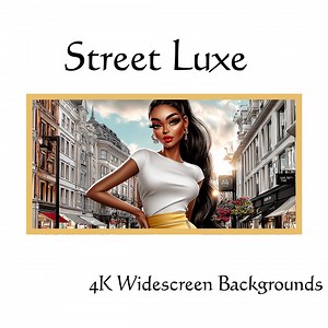 Street Luxe 4K Backgrounds | 9 Cinematic Widescreen Visuals for Creators & Wallpapers - Etsy