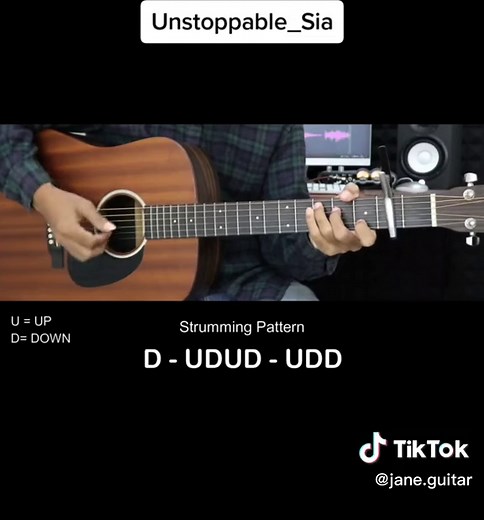#Unstoppable #Sia #guitartutorial #jane_guitar