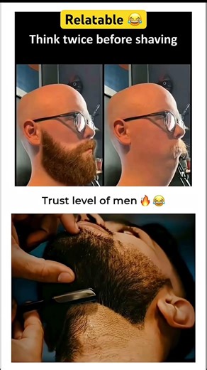 One shave = instant regret”#viral #trending #funny #comedy #memes #usa #shorts #funnymemes