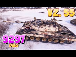 Vz. 55 - 3 Kills 9.2K DMG • Spectacular power! • World Of Tanks