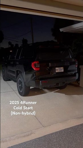 6th Gen Toyota 4Runner Cold Start! (Gas 4 cylinder) #4runner #coldstart