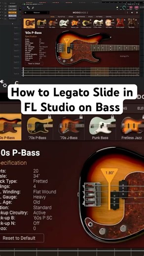 Modo Bass 2 (legato slide tutorial) in Fl Studio 24