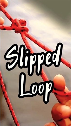Slipped Loop — Quick Tie, Fast Release Knot #SlippedLoop #KnotTying #RopeSkills #QuickRelease