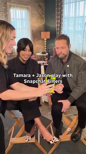 CBC on Instagram: "Jason Priestley + Tamara Taylor + Snapchat filters = 🤣 📺 Wild Cards season 3 - stream now on @cbcgem #Snapchat #WildCards #CBC"
