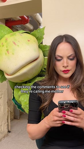 1M views · 8K reactions | Exactly ‍↕️ #LittleShopNYC #littleshopofhorrors #lizgillies #offbroadway #victorious #dynasty #musical | Little Shop of Horrors (Westside Theatre) | Facebook
