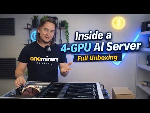 Inside a 4-GPU AI Server – Full Unboxing