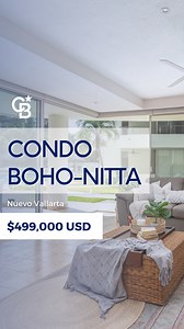 First floor beachfront condo in desirable Nuevo Vallarta. Condo Boho-Nitta is sure to sell fast! www.cblacosta.com/property/27654 Wheelchair accesible, this condo is greeted by the cool elegance of Marble travertine floors throughout & 9 foot ceilings. Comes equipped with a terrace w/ bbq. Step outside your door where you'll be a mere 1 minute walk to the beach. Rooftop Co-working Space & Gym. Fully Furnished, AC, Assigned Parking And 24 Hrs Security. Pool, Zen Gardens, Terraces, And Lobby. PROP