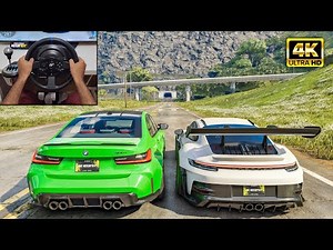 BMW M3 CS & Porsche 911 GT3 RS | The Crew Motorfest | Thrustmaster T300RS gameplay