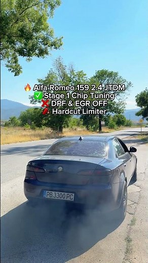 Alfa Romeo 159 2.4 JTDM Stage 1 Chip Tuning Remap Hardcut 🔥