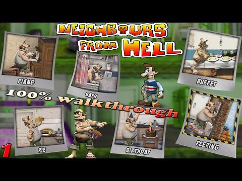 Neighbours From Hell GAMECUBE - Season 1 [100% walkthrough]