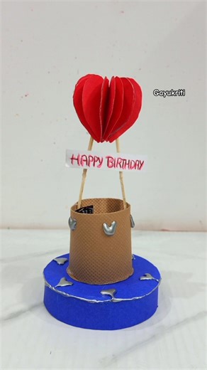 Diy cute gift for sister🍭👩‍👧🎈#shorts #shortvideo #diy #artandcraft #art #papercraft #birthday #viral