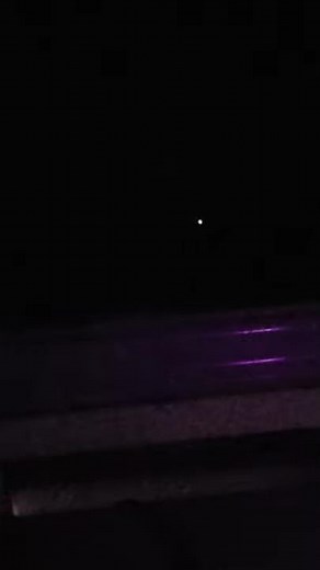 Bright light in the night sky disappears