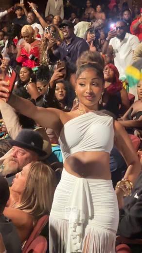 BET on Instagram: "POV: @Shenseea’s IG story showed the vibes, but it still couldn’t match the madness when the crowd belted her “Shake It to the Max” verse. The Caribbean Music Awards was pure energy from every angle! 🔊🔥 Don’t miss the show airing tomorrow night at 8/7c on BET. #CaribMusicAwards #Shenseea"