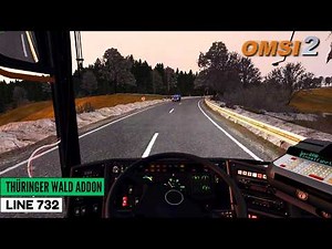 OMSI 2 Line 732 Lichtentanne, ZOB MB O550 Thüringer Wald Addon