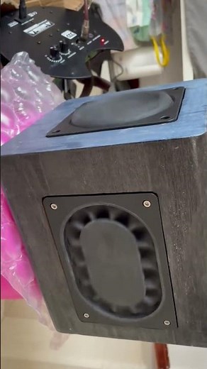 Powerful passive radiator bass excursion