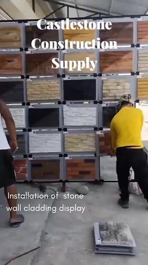 2.5K views · 19 reactions | We're excited to share our latest project, stone wall cladding display for Castlestone Construction Supply! This display showcases the variety and quality of our products, and how they can transform any space. We hope you'll visit them soon and see for yourself! #Ezrocks #stonewallcladding #construction #decorativestone #wallideas #manufacturedstonePH #CastlestoneConstructionSupply | EZ Rocks Co., Inc. | Facebook