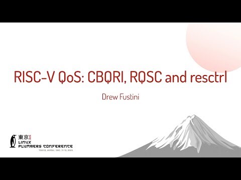 RISC-V QoS: CBQRI, RQSC and resctrl - Drew Fustini (Tenstorrent)
