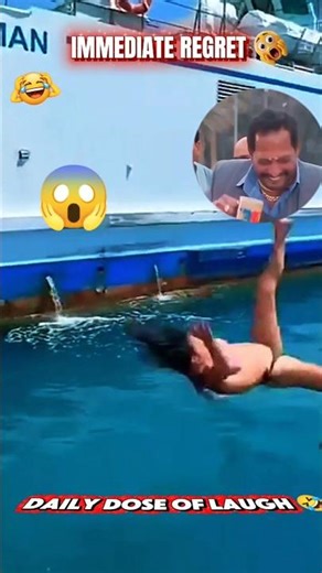 Immediate regret 😝😭 you can't watch without laughing 🤣