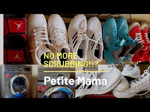 How to wash Sneakers using a washing machine. //LG Front Load