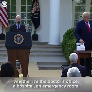 30K views | Dr. Stephen Hahn, the commissioner for the FDA, introduced a new point-of-care test that can detect COVID-19 in as little as five minutes at the daily coronavirus briefing at the White House on Monday. The test can be used at any place where a patient might receive care and can give results between five and 15 minutes. This device can allow a doctor to prescribe a treatment plan sooner. | CBS Newspath | Facebook