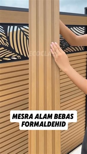 181K views · 1.1K reactions |  Outdoor Fluted Panel ✨ Waterproof · UV Resistant · Durable · Low Maintenance ✔ Perfect for Fence · Facade · Balcony · Garden ✔ Multiple Colors · Easy Installation  Contact: +60 10-216 4611 (Matthew) #EcoClass #OutdoorWallPanel | EcoClass | Facebook